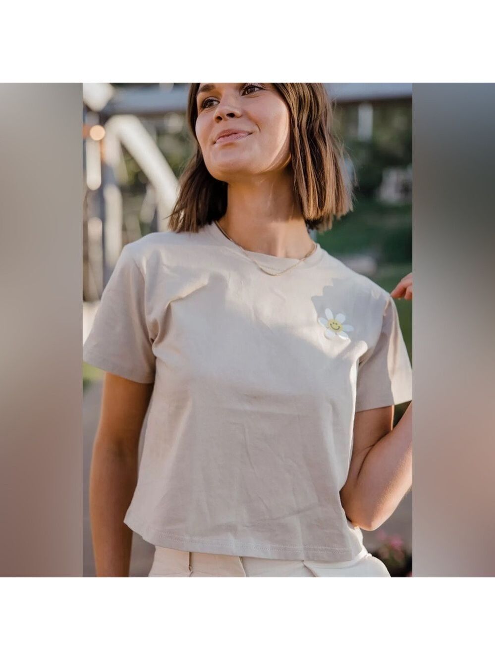 Miou Muse Jemima Daisy Short-Sleeve Tee